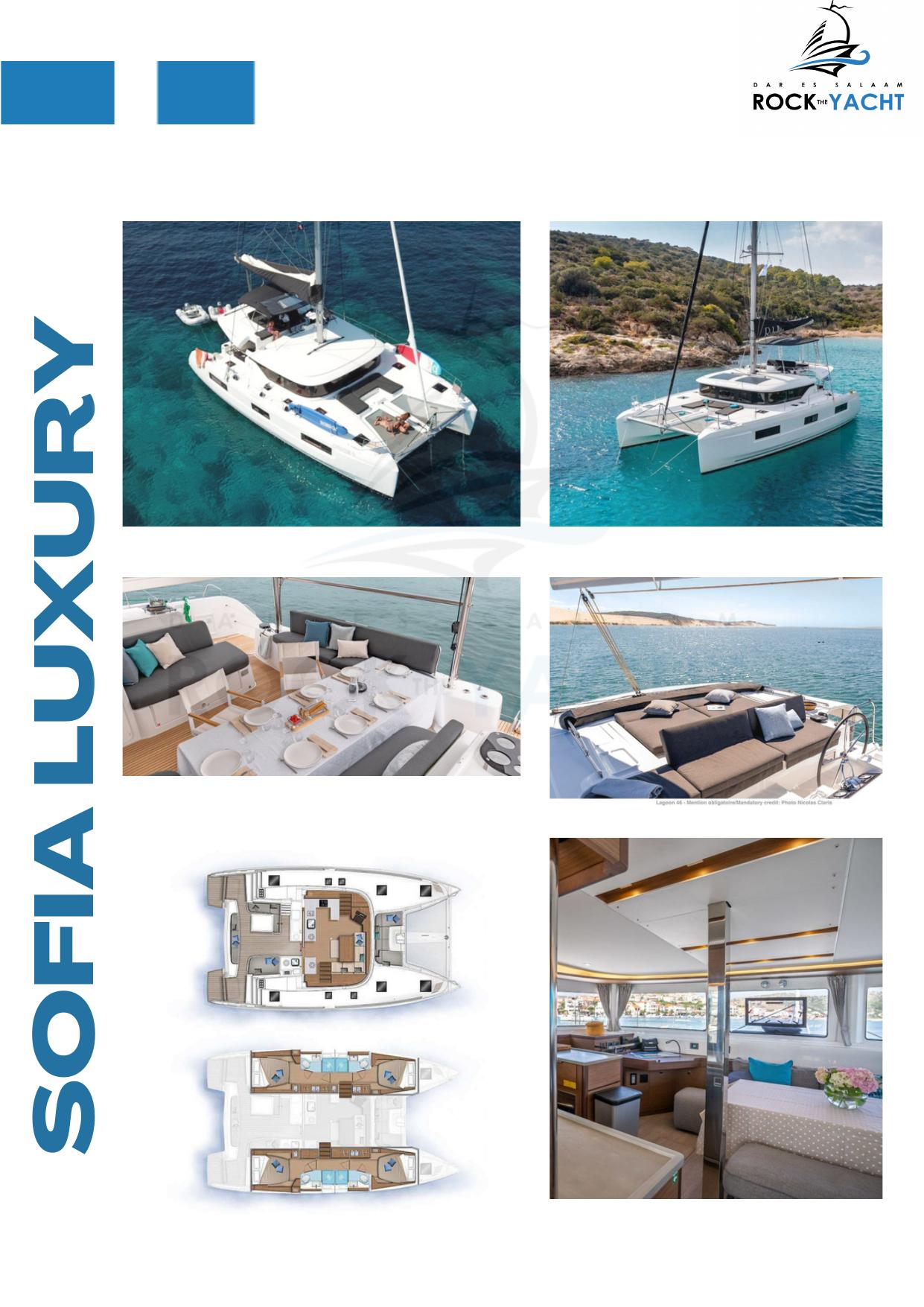 Sofia Luxury — Lagoon 46 Luxury Catamaran
